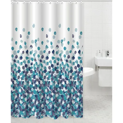 Moda At Home Peva 'Skeena River' Shower Curtain (Blue/Frost)