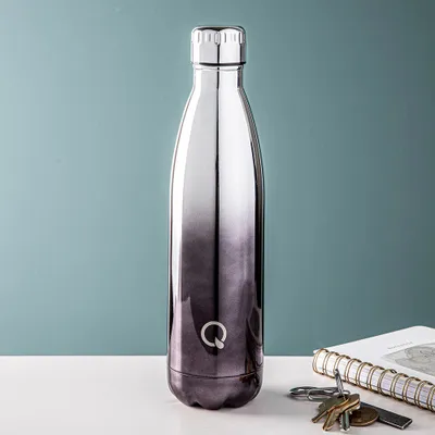 KSP Quench 'Ombre' 750mL Double-Wall Water Bottle (Silver)