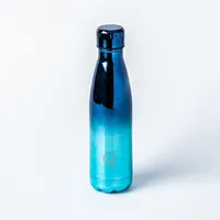 KSP Quench 'Ombre' 500mL Double-Wall Water Bottle (Blue)