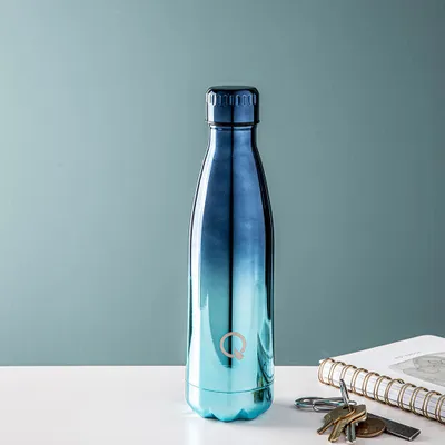 KSP Quench 'Ombre' 500mL Double-Wall Water Bottle (Blue)