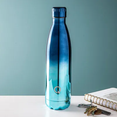 KSP Quench 'Ombre' 750mL Double-Wall Water Bottle (Blue)