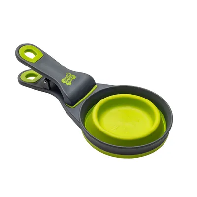 Nice Paws Pet Collapsible Food Scoop (Green)