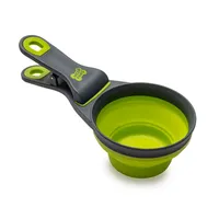 Nice Paws Pet Collapsible Food Scoop (Green)