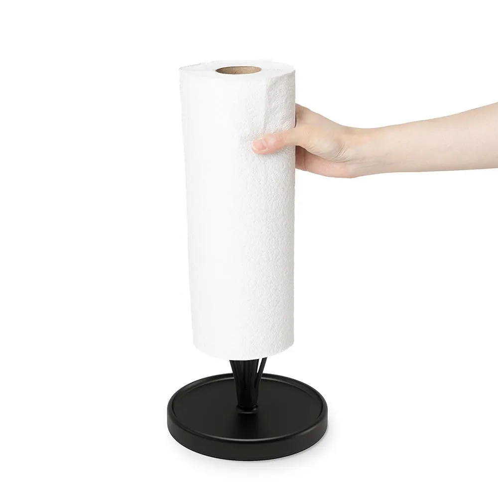 Umbra Ribbon 'Ribbon' Paper Towel Holder 7x13.6" (Black)