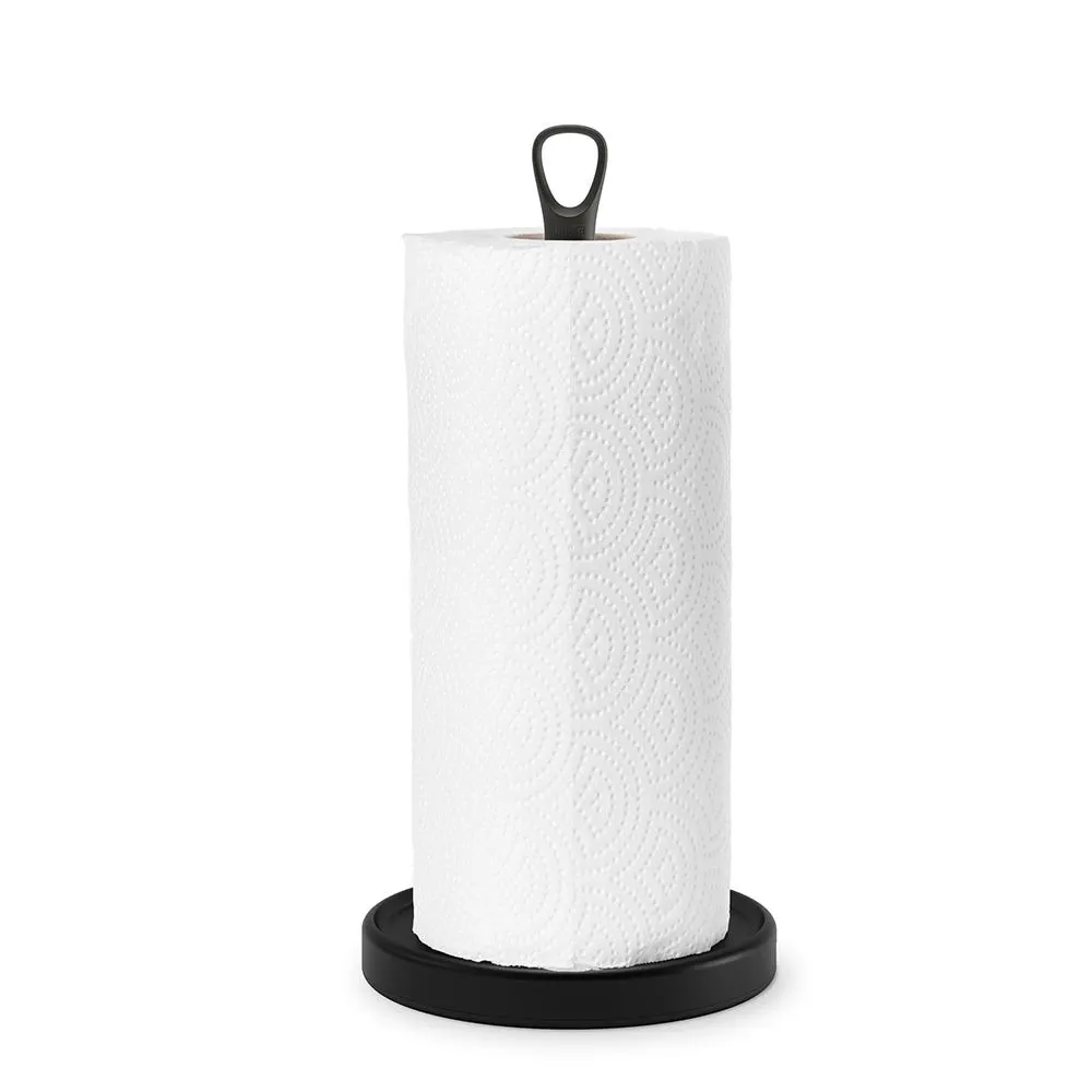 Umbra Ribbon 'Ribbon' Paper Towel Holder 7x13.6" (Black)