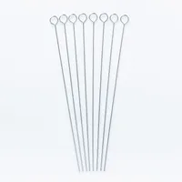 Better BBQ Grill Steel Skewer - Set of 8 (Chrome)