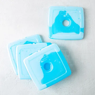 Luciano Slim Freezing Ice Pack - Set of 4 (Blue)