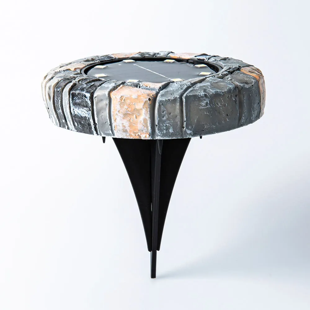 Deco Lite Outdoor 'Stone-Like' Polyresin LED Deck Light 4.5"