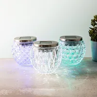 Deco Lite Outdoor 'Colour Changing' LED Glass Table Light (Clear)