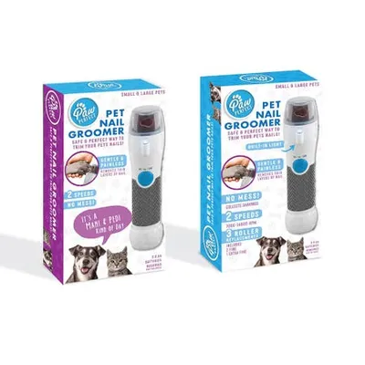 Paw Perfect As Seen On Tv Pet Nail Trimmer (White/Grey)