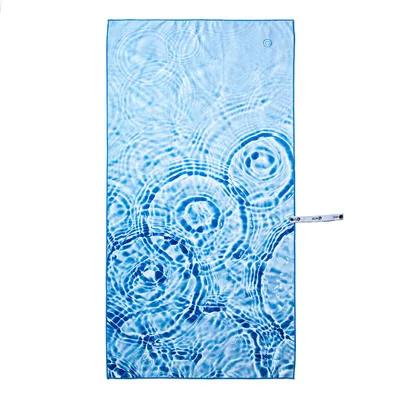 Waci Fast Drying 'Ripples' Microfiber Beach Towel (Multi Colour)