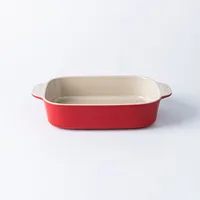 Staub Made In Portugal Rectangular Baking Dish 26x20cm (Cherry/White)