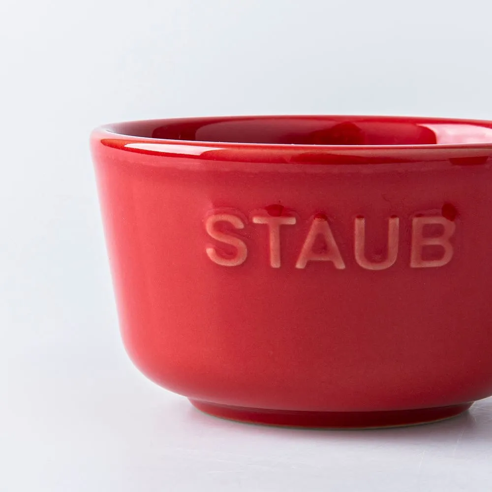 Staub Made In Portugal Ramekin - Set of 2 (Cherry/White)