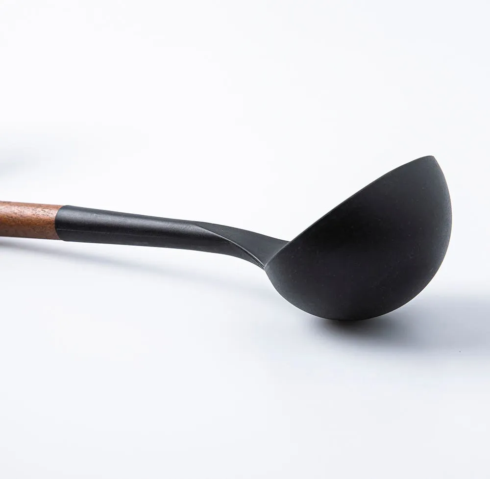 Staub Prep Simple Silicone Ladle (Black)