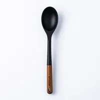 Staub Prep Simple Silicone Solid Spoon (Black)