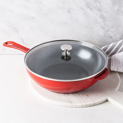 Staub France Daily Pan with Glass Lid 2.8L (Cherry)