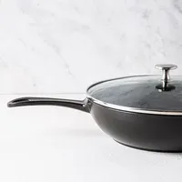 Staub France Daily Pan with Glass Lid 2.8L (Black)