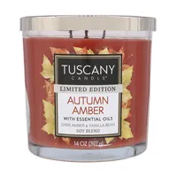 Empire Tuscany 3-Wick 'Autumn Amber' Glass Jar Candle 14 oz.