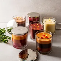 Empire Tuscany 3-Wick 'Autumn Amber' Glass Jar Candle 14 oz.