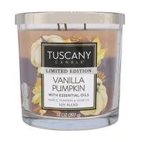 Empire Tuscany 3-Wick 'Vanilla Pumpkin' Glass Jar Candle 14 oz