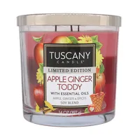 Empire Tuscany 3-Wick 'Apple Ginger' Glass Jar Candle 14 oz