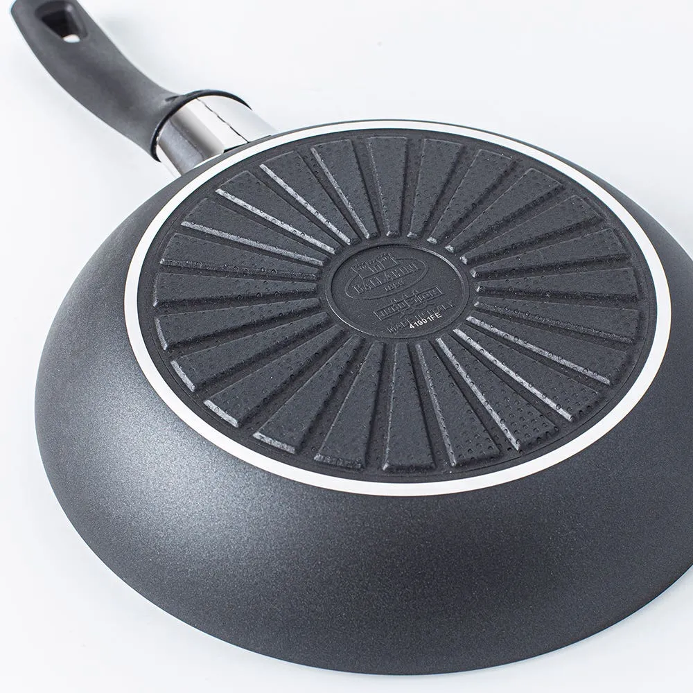 Ballarini Bologna Non-Stick Wok and Frypan - Set of 3 (Black/Grey)