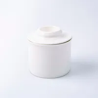 Maxwell & Williams Basic Porcelain Butter Crock-Keeper (White)
