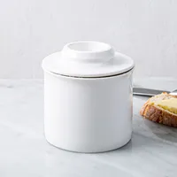 Maxwell & Williams Basic Porcelain Butter Crock-Keeper (White)