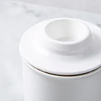Maxwell & Williams Basic Porcelain Butter Crock-Keeper (White)