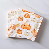 Harman 3-Ply 'Pumpkin Patch' Paper Napkin - Set of 20 (White)