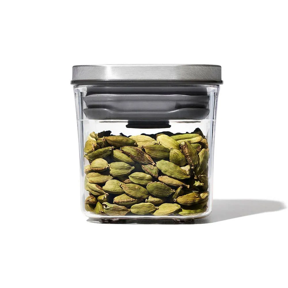 OXO Good Grip Steel Pop 2.0 'Mini' Storage Canister Square 0.2L