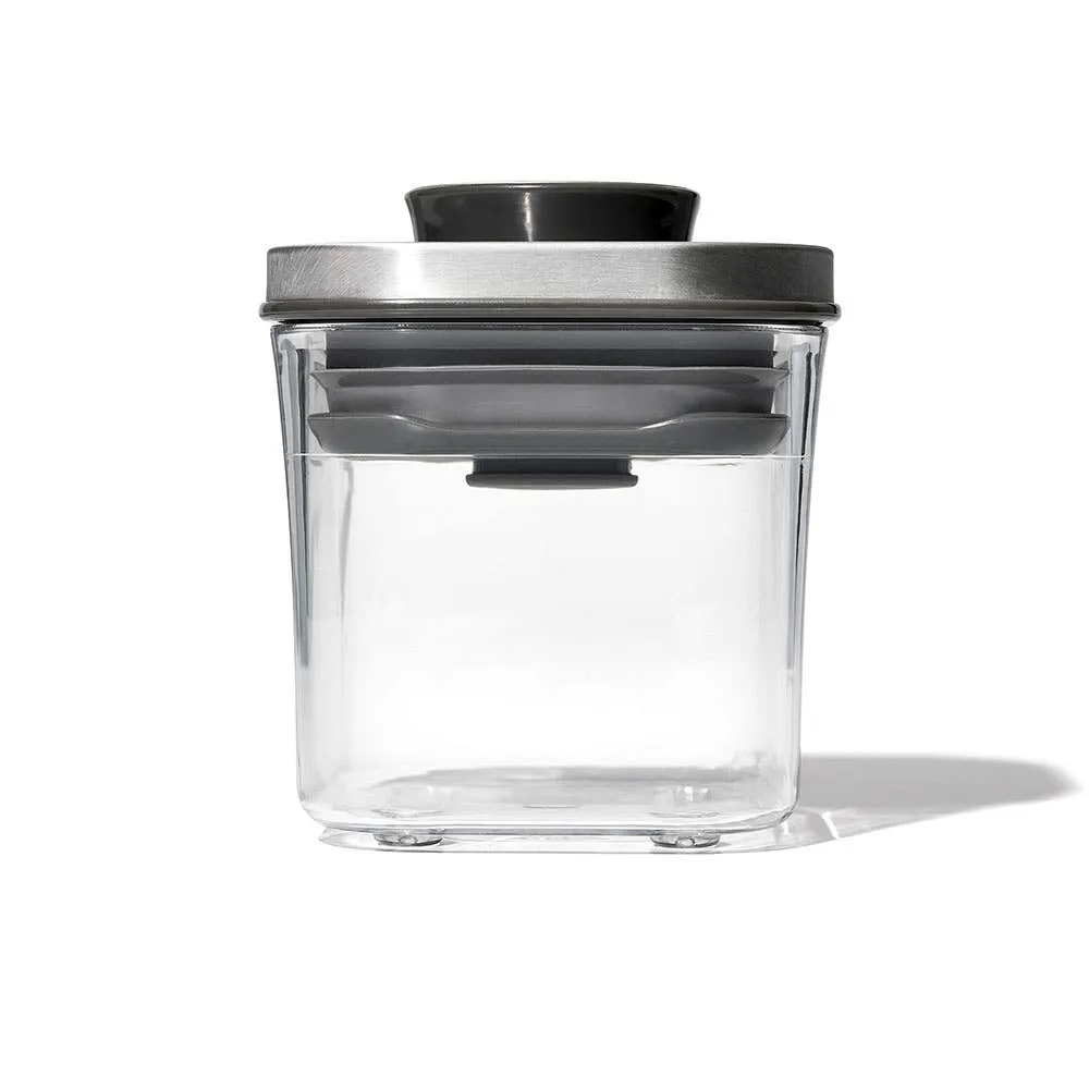 OXO Good Grip Steel Pop 2.0 'Mini' Storage Canister Square 0.2L