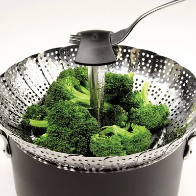 OXO Good Grips Pop-Up Vegetable Steamer (Stainless Steel)