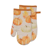 Harman Gourmet 'Pumpkin Patch' Cotton Oven Mitt - Set of 2