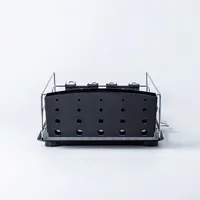 KSP Wave Dish Rack with Tray (Chrome/Black)