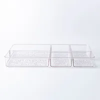 iDesign Rain -Section Divided Tray