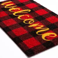 KSP Christmas 'Welcome' Coir Doormat (Multi Colour)