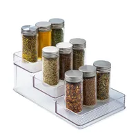 iDesign Linus '3-Tier' Pantry Stadium Spice Rack 6x10x4"