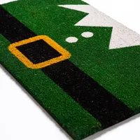 KSP Christmas 'Elf' Coir Doormat (Green)