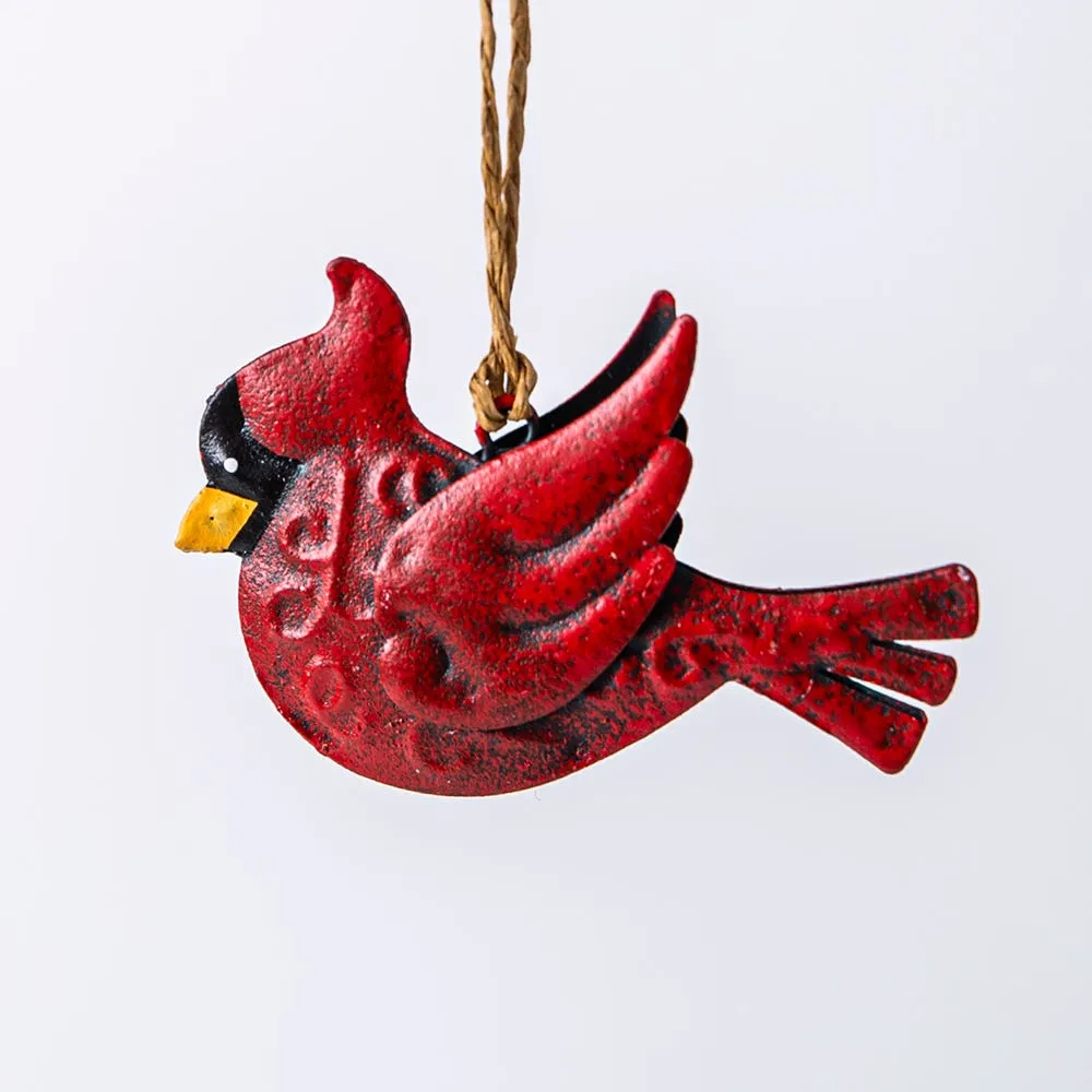 Christmas Tradition 'Metal Cardinal' Ornament (Red) - Assorted