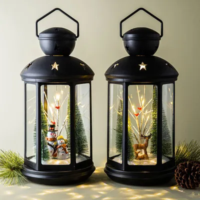 KSP Christmas Lantern 'Kaleidoscope' LED Plastic Lantern (asstd.)