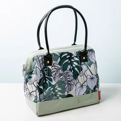 Thermos Raya Duffle 'Botanical Chic' Insulated Lunch Bag
