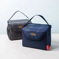 Thermos Basic Plaid Insulated 6-Can Lunch Bag (Navy)