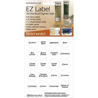 KitchenArt EZ Label Spice Jar Labels - Round