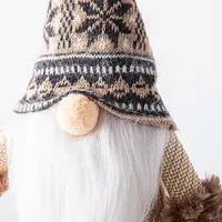 KSP Christmas Gnome 'Nordic' Standing Fabric Figurine 15"