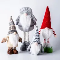 KSP Christmas Gnome 'Nordic' Standing Fabric Figurine 15"