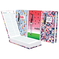 Ty Memo 'Boats/Watermelons/Floral' Notepad with Pen (Asstd.)