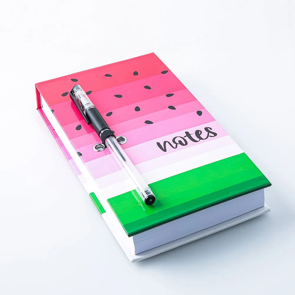 Ty Memo 'Boats/Watermelons/Floral' Notepad with Pen (Asstd.)
