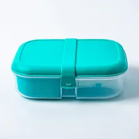 Sistema To Go Ribbon Divided Lunch Container Turquoise