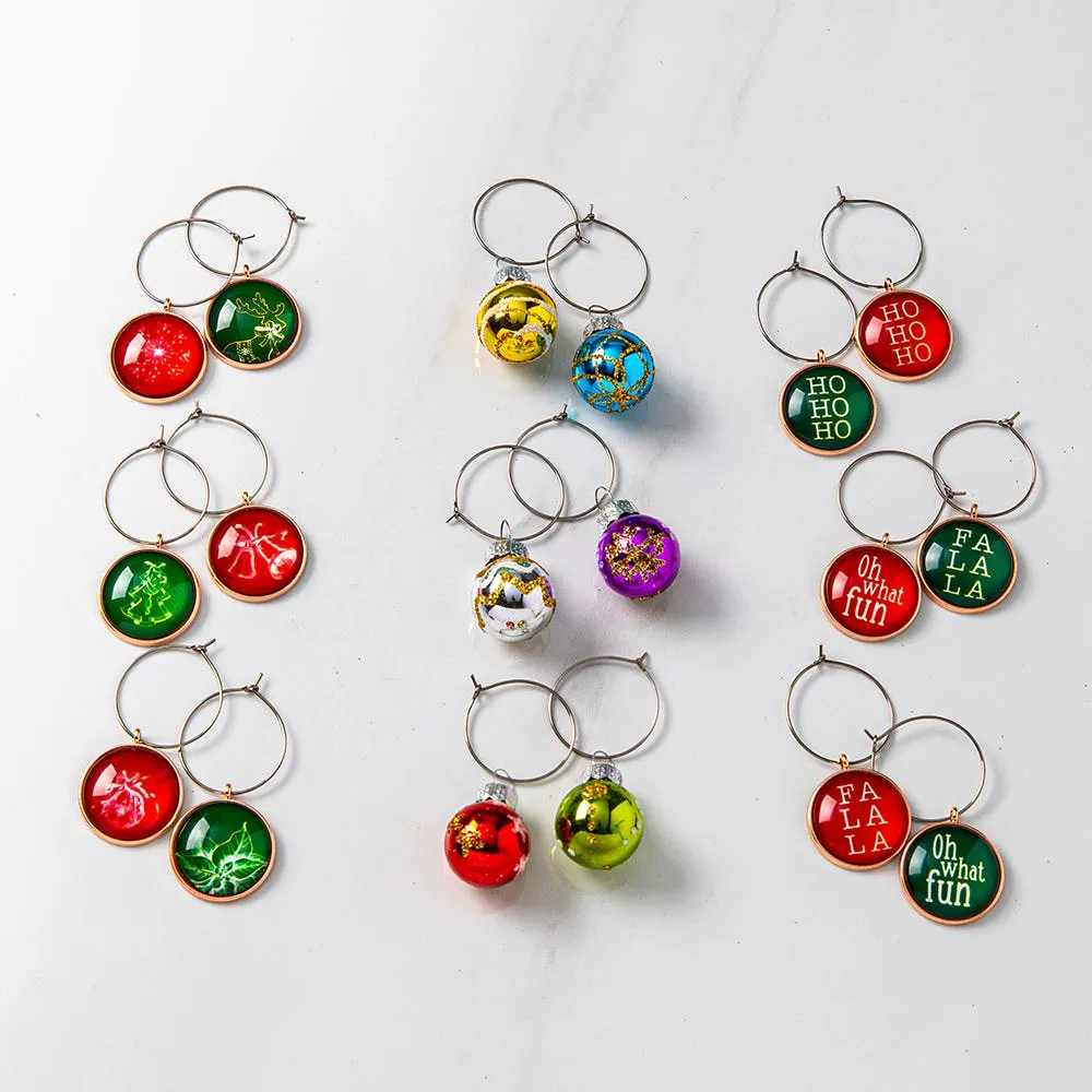 KSP Christmas Joy Wine Charm - Set of 6